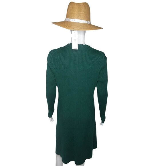 J Crew Women's Ribbed‎ Mini Sweater-Dress Size L - Picture 9 of 13